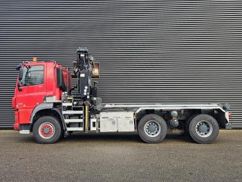Ginaf CF 410 / 6x4/6x6 / PALFINGER Z-KRAAN + NCH CONTAINER SYSTEEM